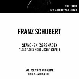 Franz Schubert - Stänchen (Serenade) for Voice & Guitar